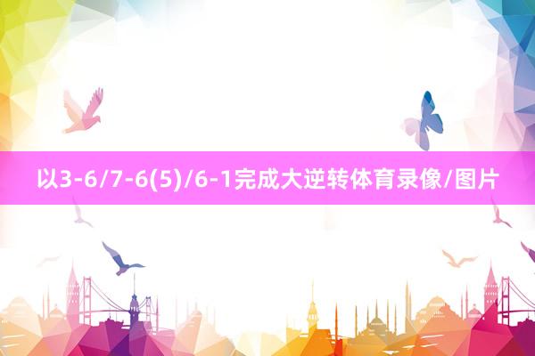 以3-6/7-6(5)/6-1完成大逆转体育录像/图片